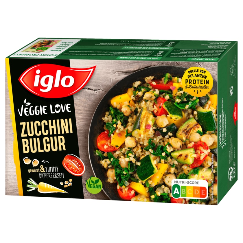 Iglo Veggie Love Zucchini Bulgur vegan 400g